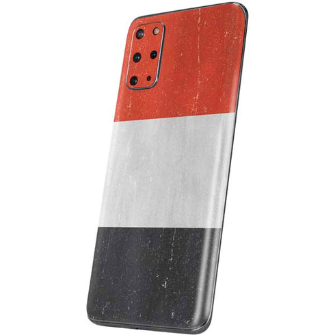 Yemen Flag Distressed Galaxy S20 Plus Skin